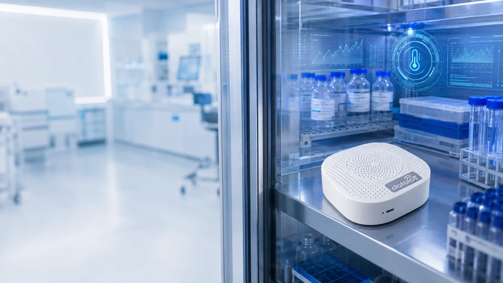 Monitoramento de temperatura em Laboratórios