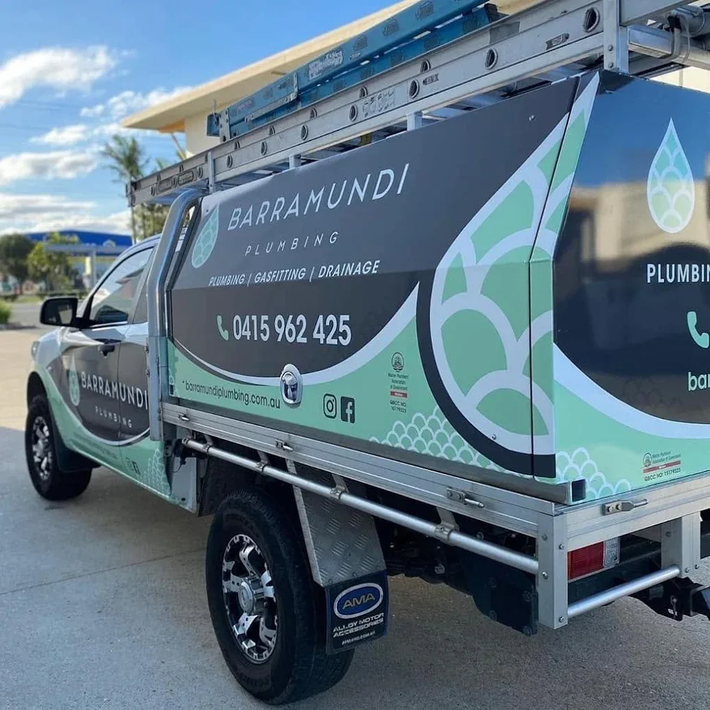 Barramundi Plumbing service vehicle