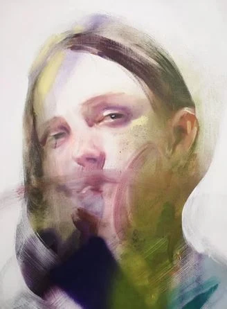 Nikolas Antoniou — Portrait study in crimson