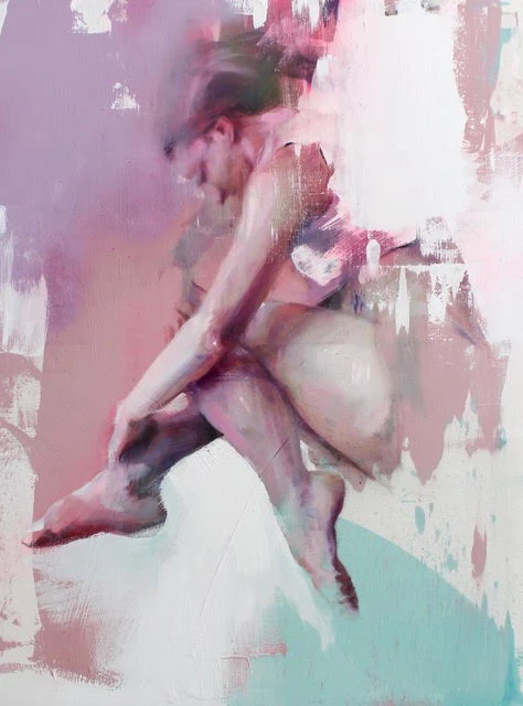 Nikolas Antoniou — Gestural brushwork portrait