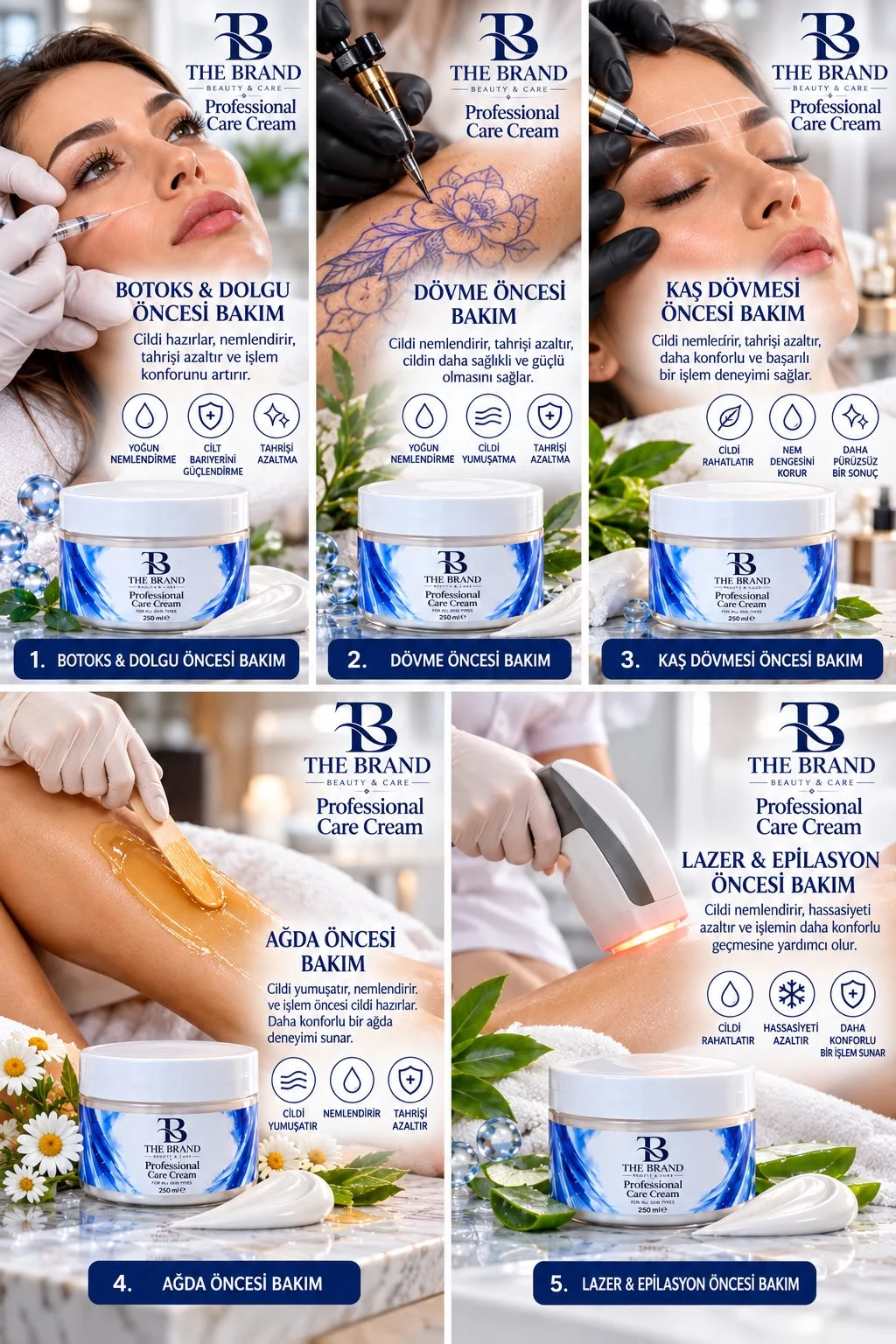Dövme Öncesi Bakım — Professional Care Cream işlem öncesi bakım