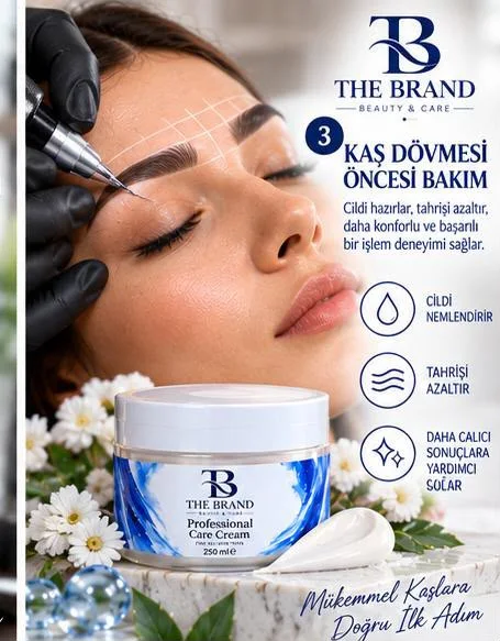 Kaş Dövmesi Öncesi Bakım — Professional Care Cream işlem öncesi bakım