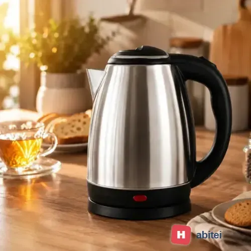 Chaleira Elétrica Inox 1,8L 1500W Aquecimento Rápido Automática