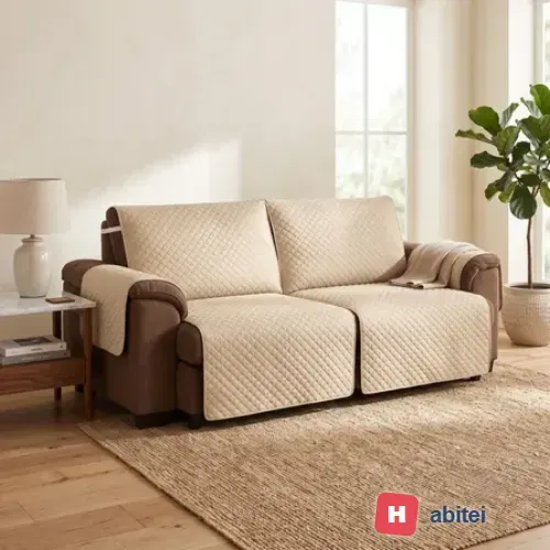 Kit Capa Sofá Impermeável 2 Módulos 2,20m Assento Lançamento