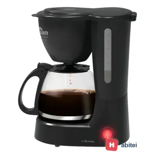 Cafeteira Elétrica Cf-102 Kian 18 Xícaras 650w Cor Preto