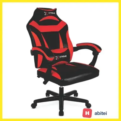 Cadeira Xtreme Gamers Ergonômica 130º Escritório Reclinável Cor Vermelho