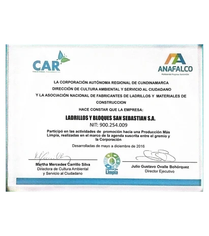 Producción Más Limpia 2016