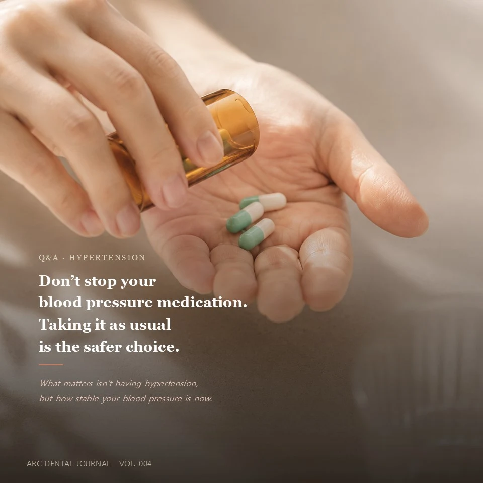 Q&A: Hypertension - Do not stop your blood pressure medication before surgery