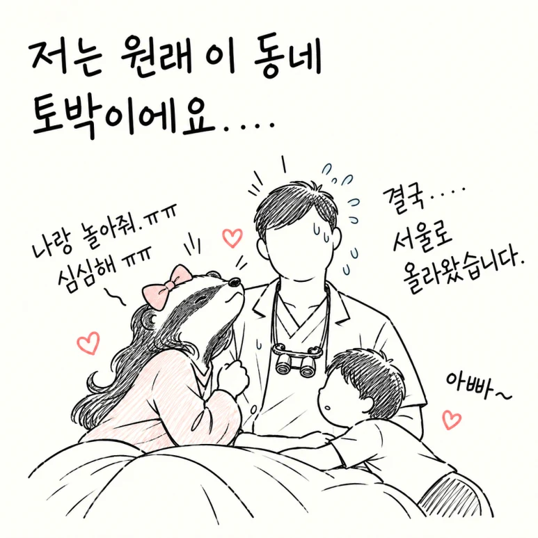 주말부부로 지내던 시절, 아빠를 찾는 아들과 심심하다고 하는 와이프 때문에 결국 서울로 올라오게 된 이야기