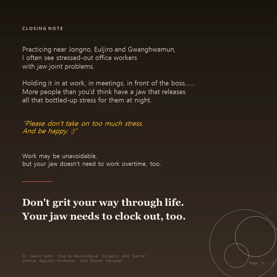 Jongno bruxism botox - Closing Note, don't grit your way through life, your jaw needs to clock out too Jongno bruxism botox - Closing Note, don't grit your way through life, your jaw needs to clock out too