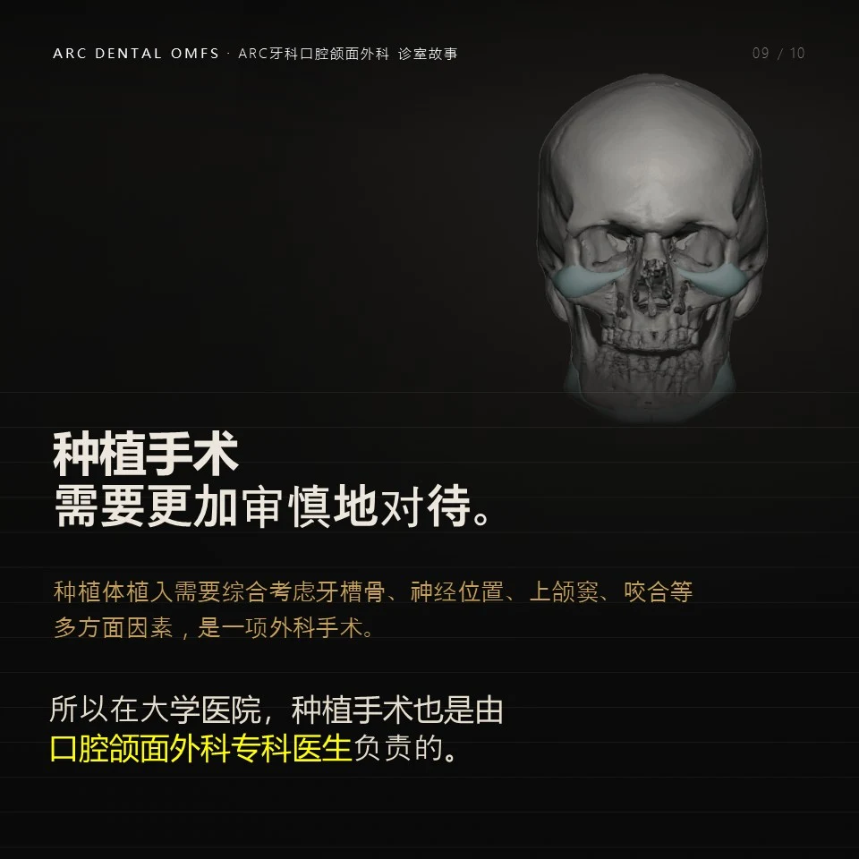 种植牙手术应当更谨慎地看待