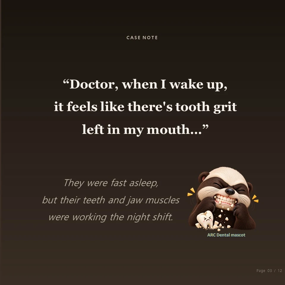 Jongno bruxism botox - Case Note, it feels like tooth grit is left in my mouth Jongno bruxism botox - when I wake up it feels like tooth grit is left in my mouth, Case Note