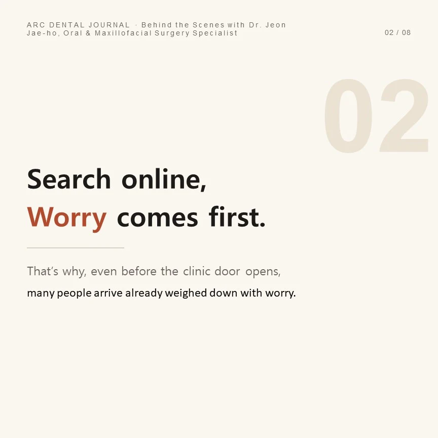 Searching online brings worry first