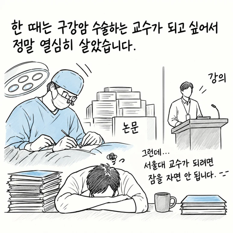 구강암 수술과 연구를 거쳐 서울대 치과병원 구강악안면외과 외래교수로 진료와 교육을 이어가고 있습니다
