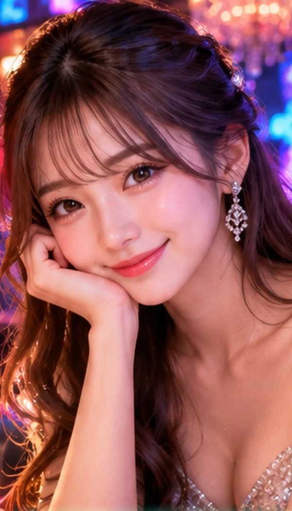 ドレス姿の女性（サンプル画像）