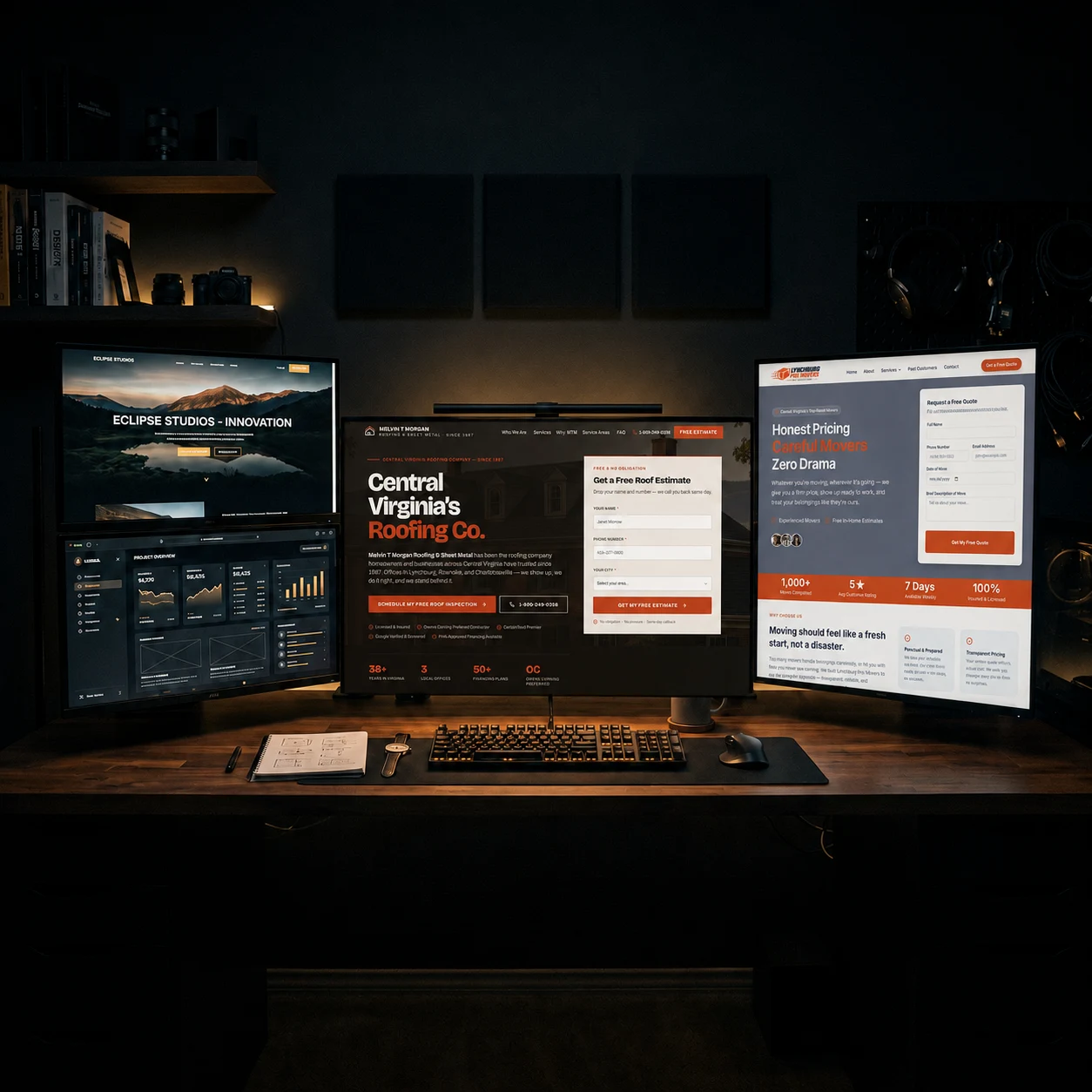 Firefly Creative studio workspace