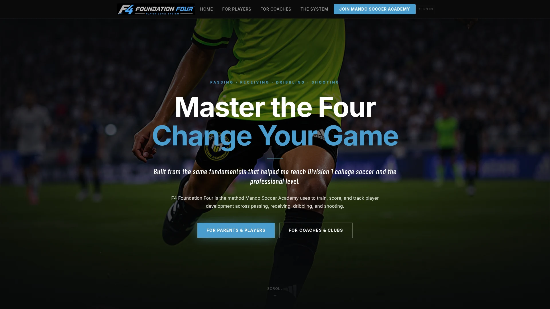 Foundation Four website design