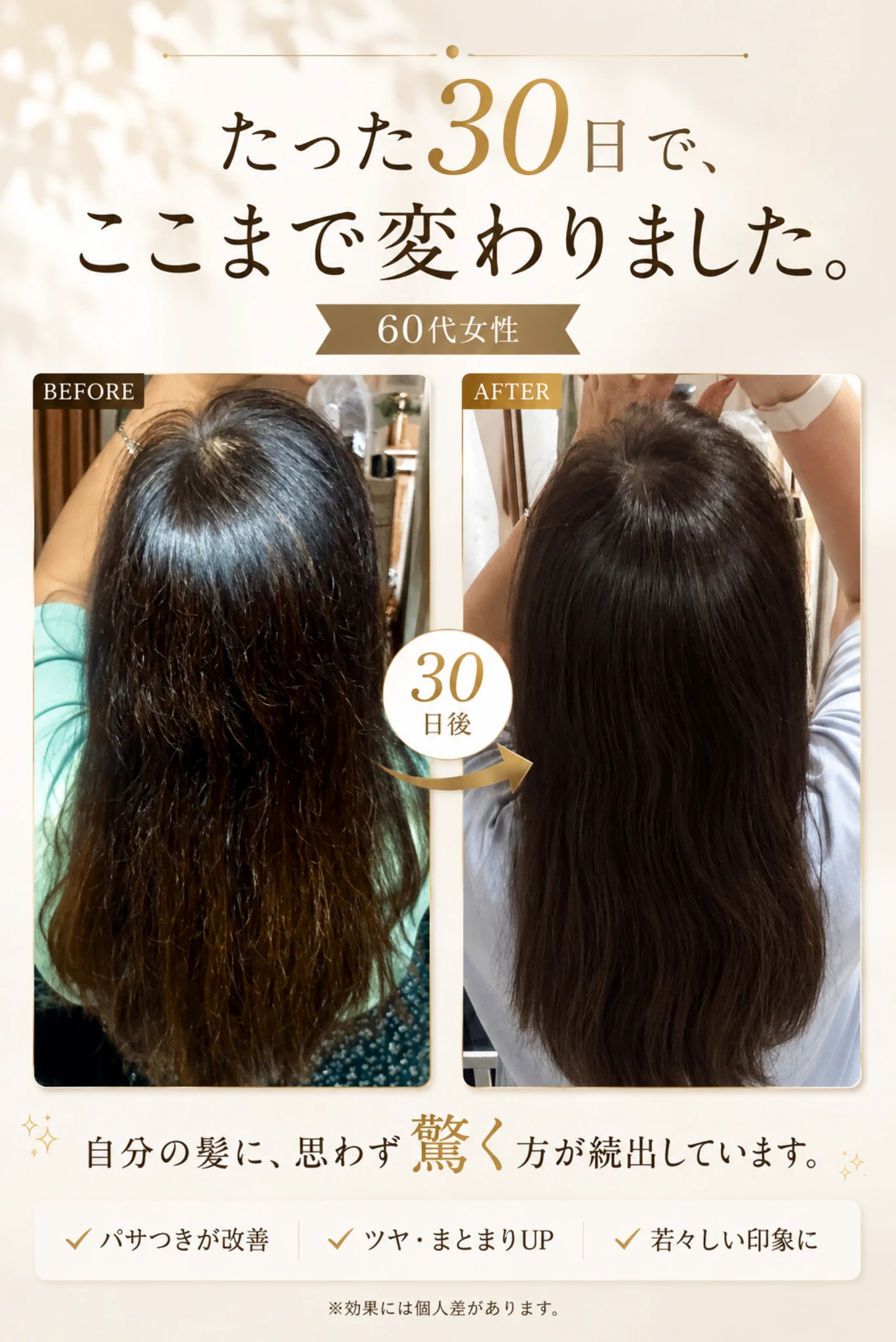 たった30日でここまで変わりました