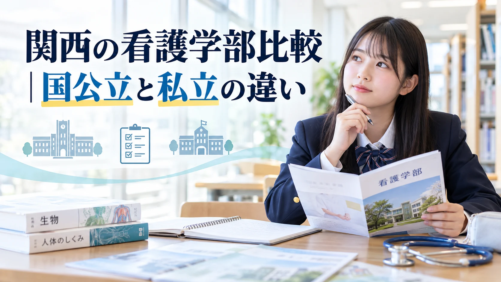 関西の看護学部比較|国公立と私立の違い