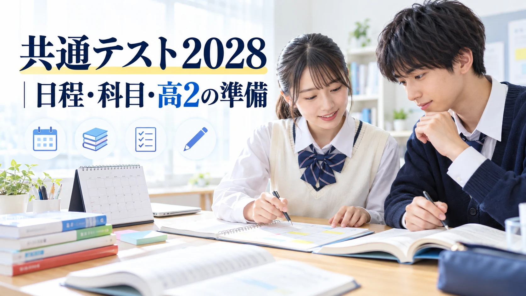 共通テスト2028|日程・科目・高2の準備