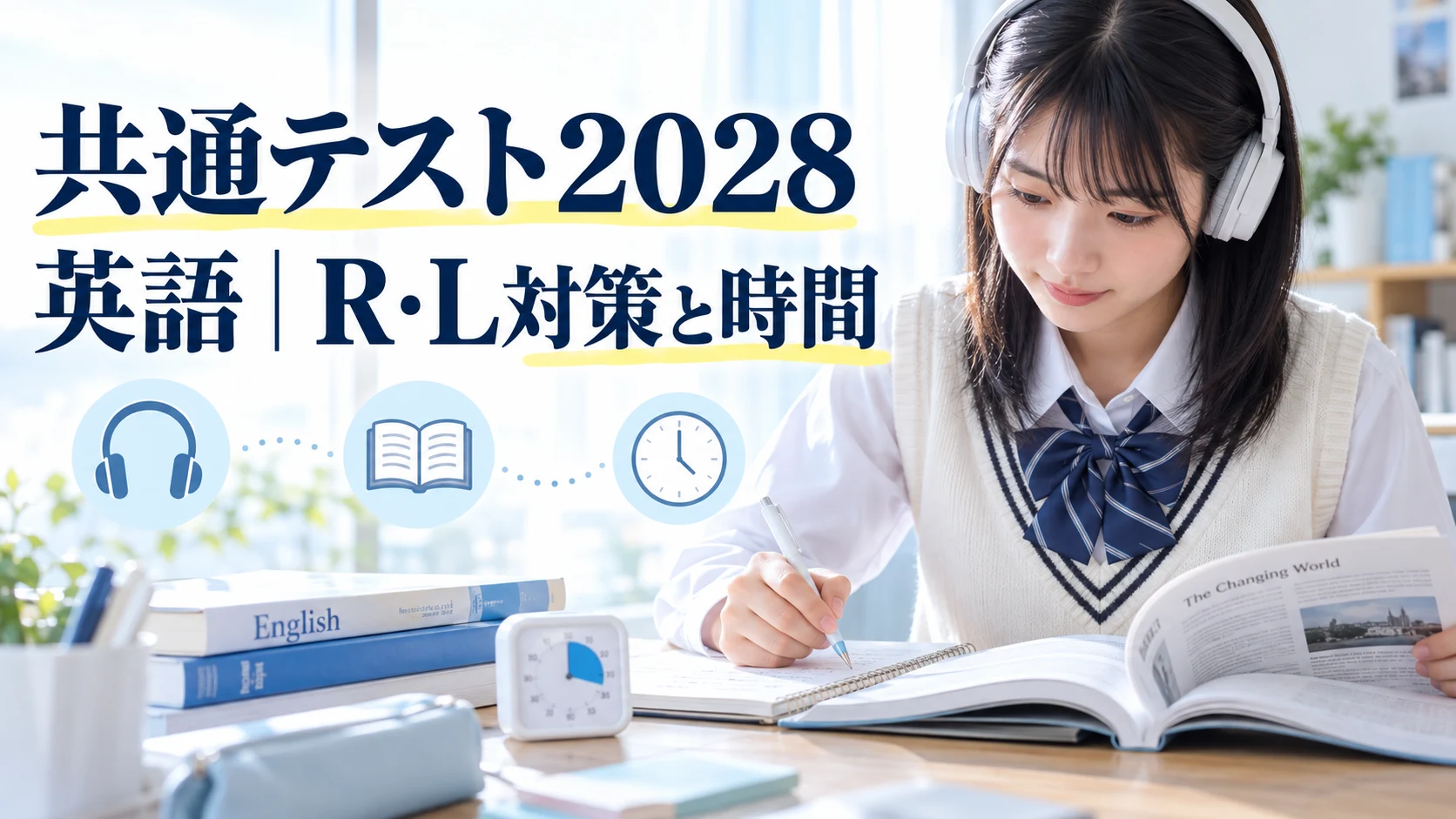 共通テスト2028英語|R・L対策と時間