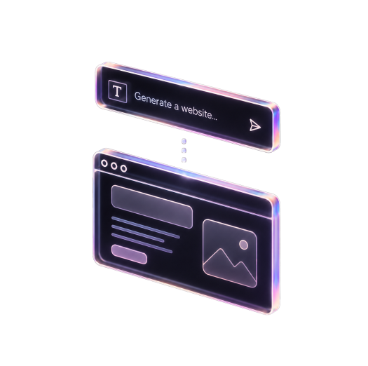 Text to website icon