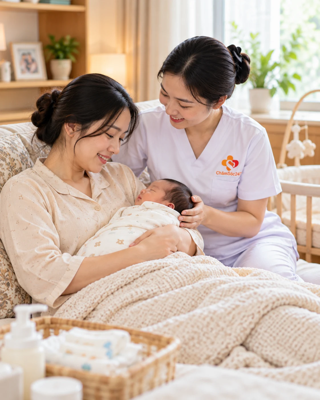 Chăm sóc trẻ sơ sinh 0 - 12 tháng tuổi cùng