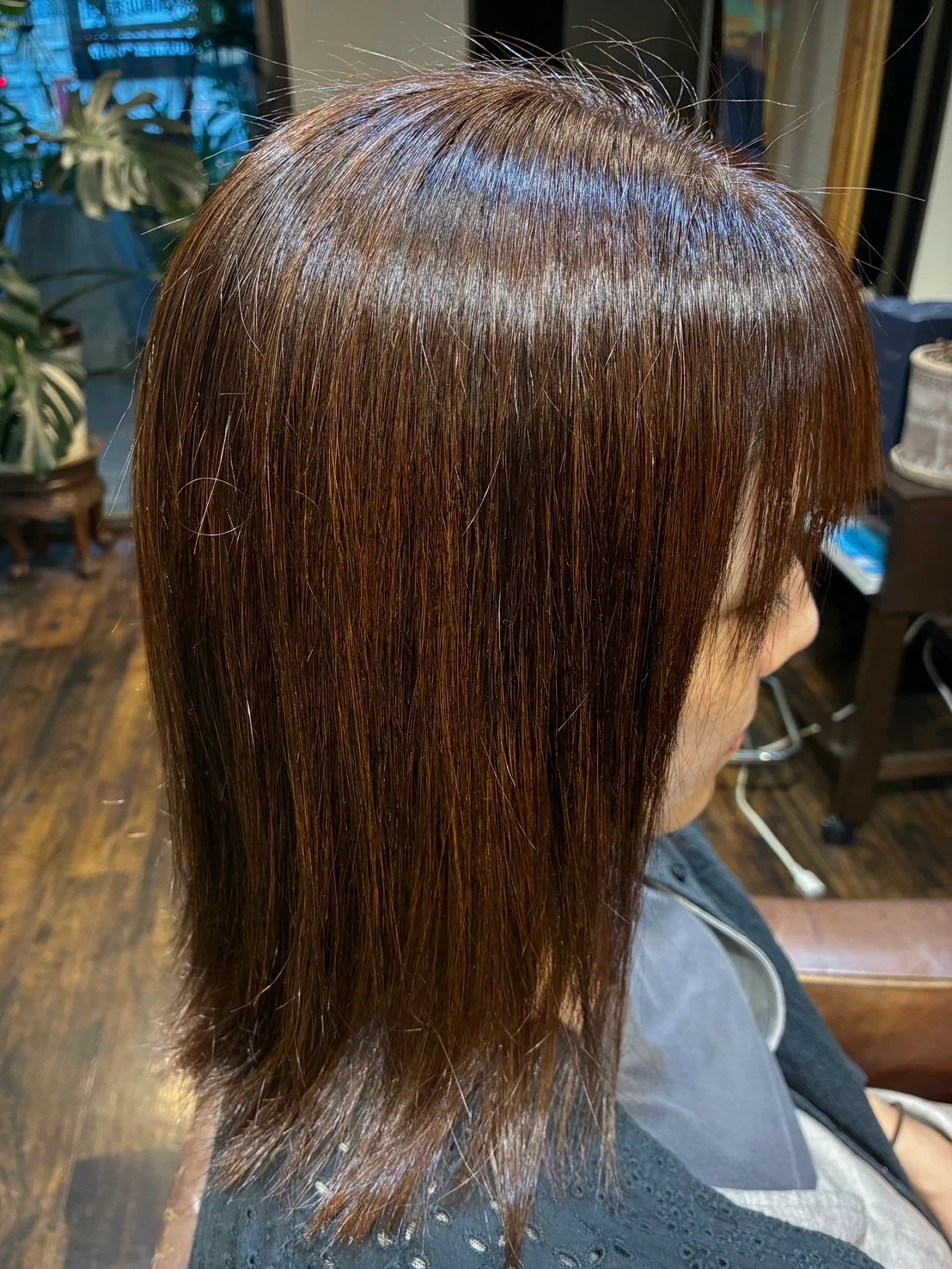 ヘアカラー後 別アングル